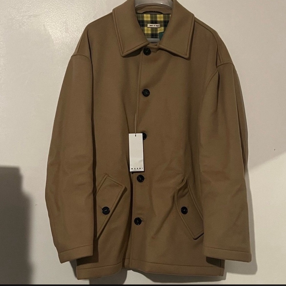 Marni brushed wool coat !